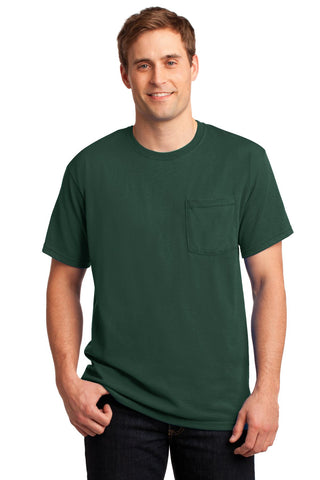 Jerzees -  Dri-Power 50/50 Cotton/Poly Pocket T-Shirt.  29MP