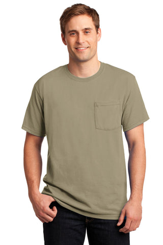 Jerzees -  Dri-Power 50/50 Cotton/Poly Pocket T-Shirt.  29MP