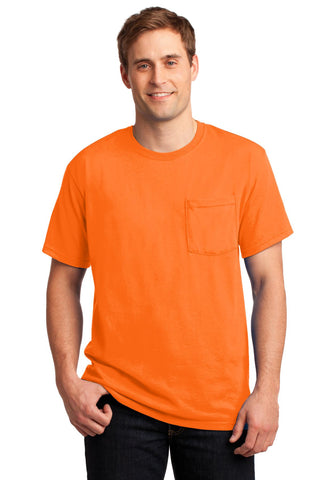 Jerzees -  Dri-Power 50/50 Cotton/Poly Pocket T-Shirt.  29MP