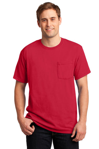 Jerzees -  Dri-Power 50/50 Cotton/Poly Pocket T-Shirt.  29MP