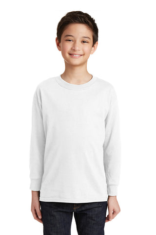 Gildan Youth Heavy Cotton 100% Cotton Long Sleeve T-Shirt. 5400B