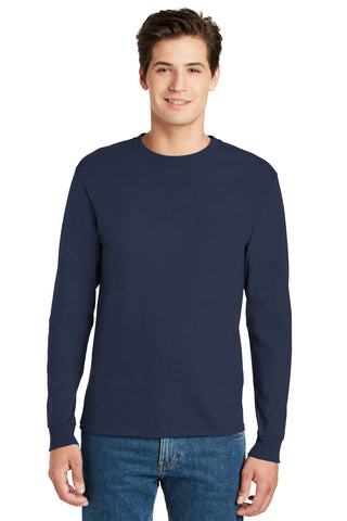 Hanes - Authentic 100% Cotton Long Sleeve T-Shirt.  5586