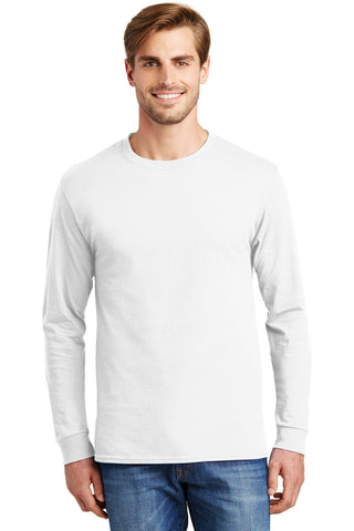 Hanes - Authentic 100% Cotton Long Sleeve T-Shirt.  5586