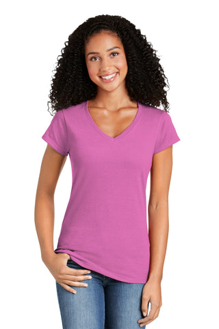 Gildan Softstyle Ladies Fit V-Neck T-Shirt. 64V00L