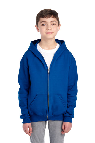 Jerzees ®  - Youth NuBlend ®  Full-Zip Hooded Sweatshirt.  993B