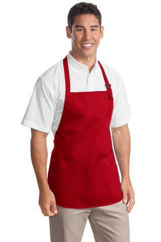 Port Authority Medium-Length Apron with Pouch Pockets.  A510