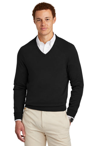 Brooks Brothers Cotton Stretch V-Neck Sweater BB18400