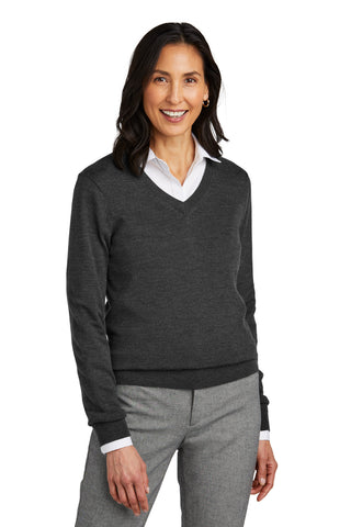 Brooks Brothers Women's Washable Merino V-Neck Sweater BB18411