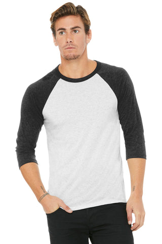 BELLA+CANVAS  Unisex 3/4-Sleeve Baseball Tee. BC3200