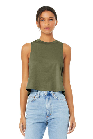 BELLA+CANVAS  Women's Racerback Cropped Tank. BC6682