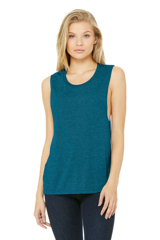 BELLA+CANVAS  Women's Flowy Scoop Muscle Tank. BC8803