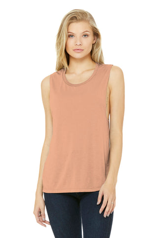 BELLA+CANVAS  Women's Flowy Scoop Muscle Tank. BC8803