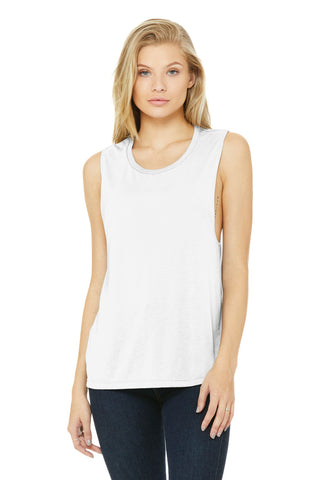 BELLA+CANVAS  Women's Flowy Scoop Muscle Tank. BC8803