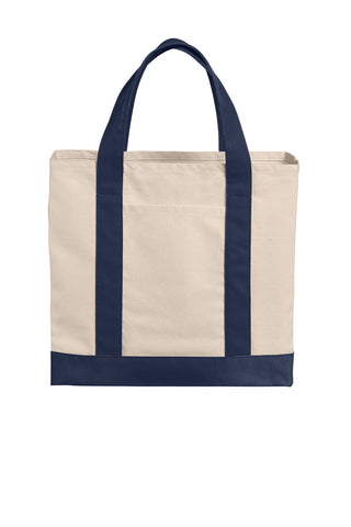 Port Authority Cotton Canvas Two-Tone Tote BG429