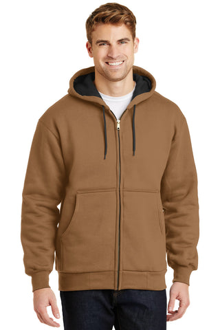 CornerStone - Heavyweight Full-Zip Hooded Sweatshirt with Thermal Lining.  CS620