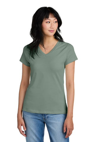 District ®  - Women's Perfect Weight ®  V-Neck Tee. DM1170L