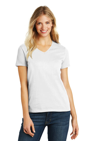 District ®  Women's Perfect Blend ®  CVC V-Neck Tee. DM1190L