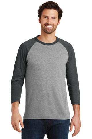 District  Perfect Tri 3/4-Sleeve Raglan. DM136