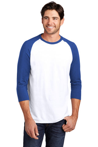 District  Perfect Tri 3/4-Sleeve Raglan. DM136