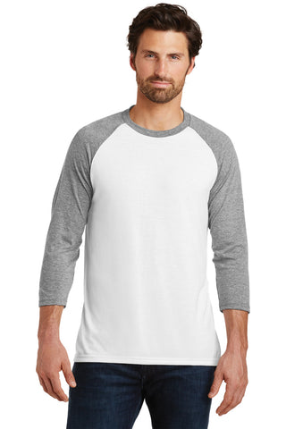 District  Perfect Tri 3/4-Sleeve Raglan. DM136