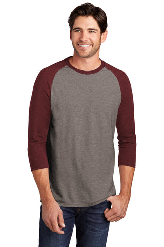 District  Perfect Tri 3/4-Sleeve Raglan. DM136