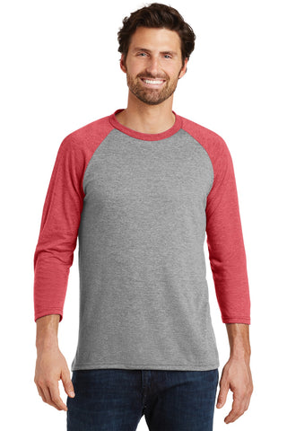 District  Perfect Tri 3/4-Sleeve Raglan. DM136