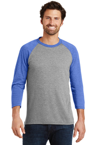 District  Perfect Tri 3/4-Sleeve Raglan. DM136