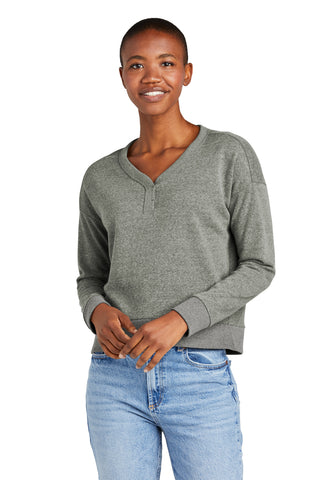 District Women's Perfect Tri Fleece V-Neck Sweatshirt DT1312