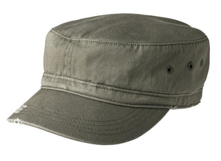 District Distressed Military Hat.  DT605