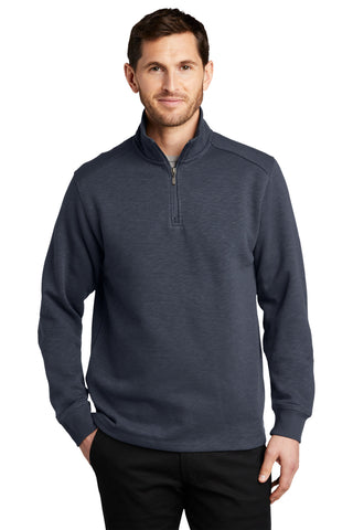 Port Authority Slub Fleece 1/4-Zip Pullover. F295