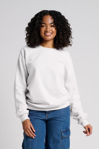 Jerzees Ultimate ™  Unisex CVC Ring Spun Crewneck Sweatshirt IC48M