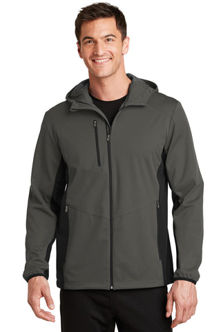 Port Authority Active Hooded Soft Shell Jacket. J719