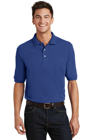 Port Authority Heavyweight Cotton Pique Polo with Pocket.  K420P