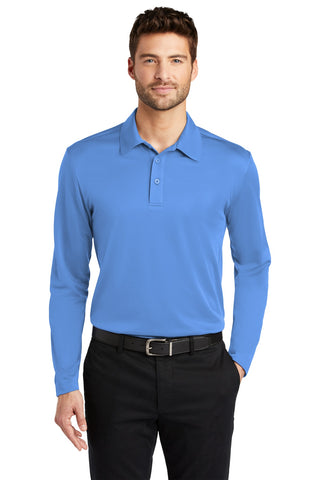 Port Authority Silk Touch Performance Long Sleeve Polo. K540LS