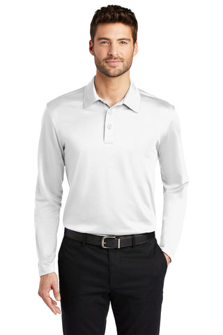 Port Authority Silk Touch Performance Long Sleeve Polo. K540LS