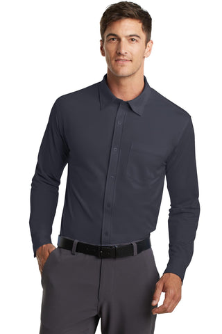 Port Authority Dimension Knit Dress Shirt. K570