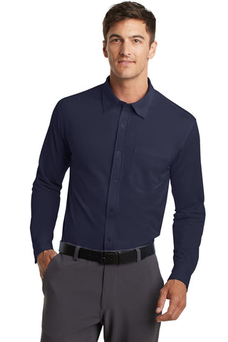 Port Authority Dimension Knit Dress Shirt. K570