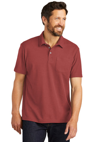 Port Authority C-FREE Cotton Blend Pique Pocket Polo K868