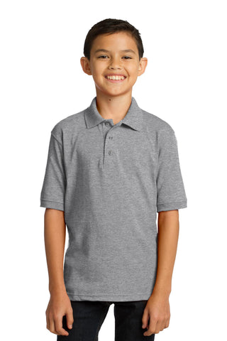 Port & Company Youth Core Blend Jersey Knit Polo. KP55Y