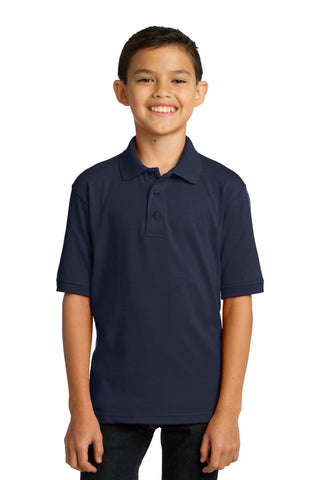 Port & Company Youth Core Blend Jersey Knit Polo. KP55Y