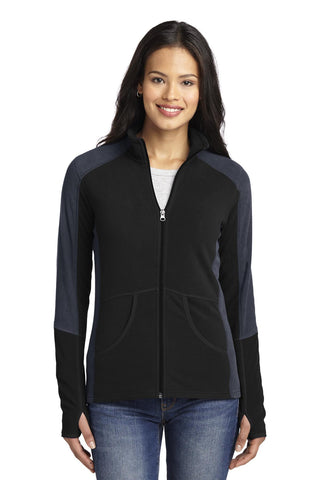 Port Authority Ladies Colorblock Microfleece Jacket. L230