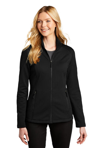 Port Authority  Ladies Grid Fleece Jacket. L239