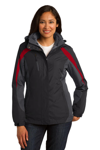 Port Authority Ladies Colorblock 3-in-1 Jacket. L321