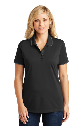 Port Authority Ladies Dry Zone UV Micro-Mesh Tipped Polo. LK111