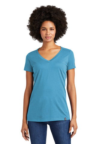 New Era  Ladies Heritage Blend V-Neck Tee. LNEA101