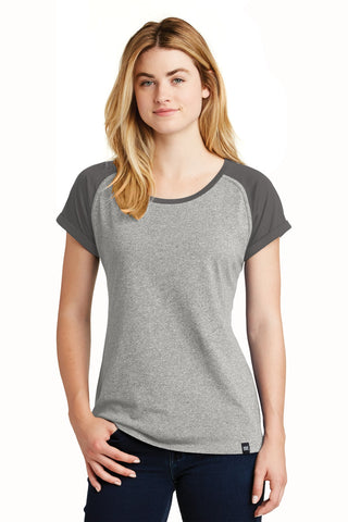 New Era  Ladies Heritage Blend Varsity Tee. LNEA107