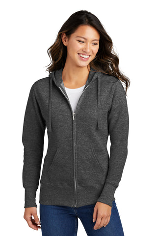 Port & Company Ladies Core Fleece Full-Zip Hooded Sweatshirt. LPC78ZH