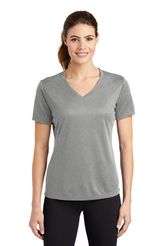 Sport-Tek Ladies PosiCharge RacerMesh V-Neck Tee. LST340