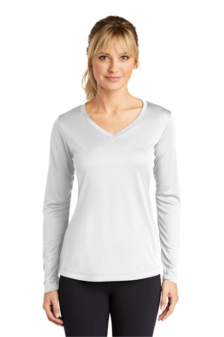Sport-Tek ®  Women's Long Sleeve PosiCharge ®  Competitor™ V-Neck Tee. LST353LS