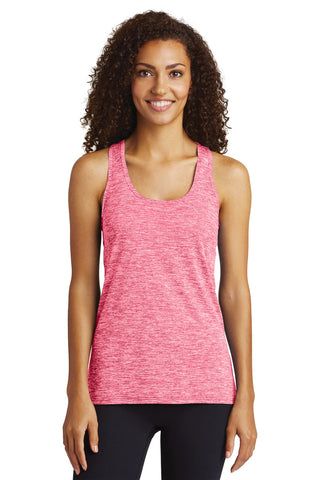 Sport-Tek  Ladies PosiCharge  Electric Heather Racerback Tank. LST396